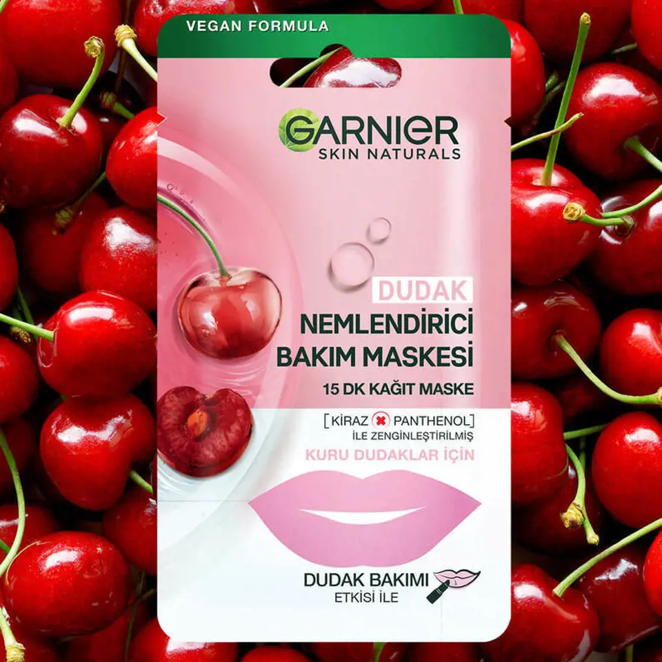 7. Garnier Dudak Nemlendirici Bakım Maskesi