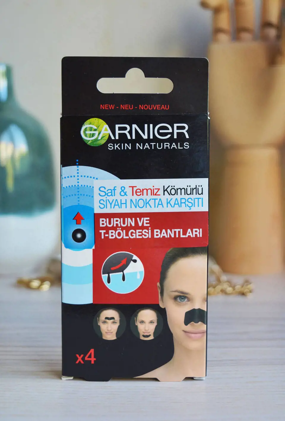 Garnier Saf & Temiz Kömürlü Siyah Nokta Karşıtı Burun ve T-Bölgesi Bantları