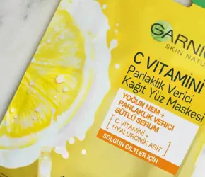 Deniyoruz: Garnier C Vitamini Kağıt Maske