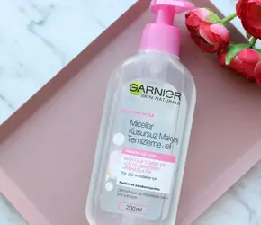 Bloggerlar Deniyor: Garnier Micellar Yüz ve Makyaj Temizleme Jeli