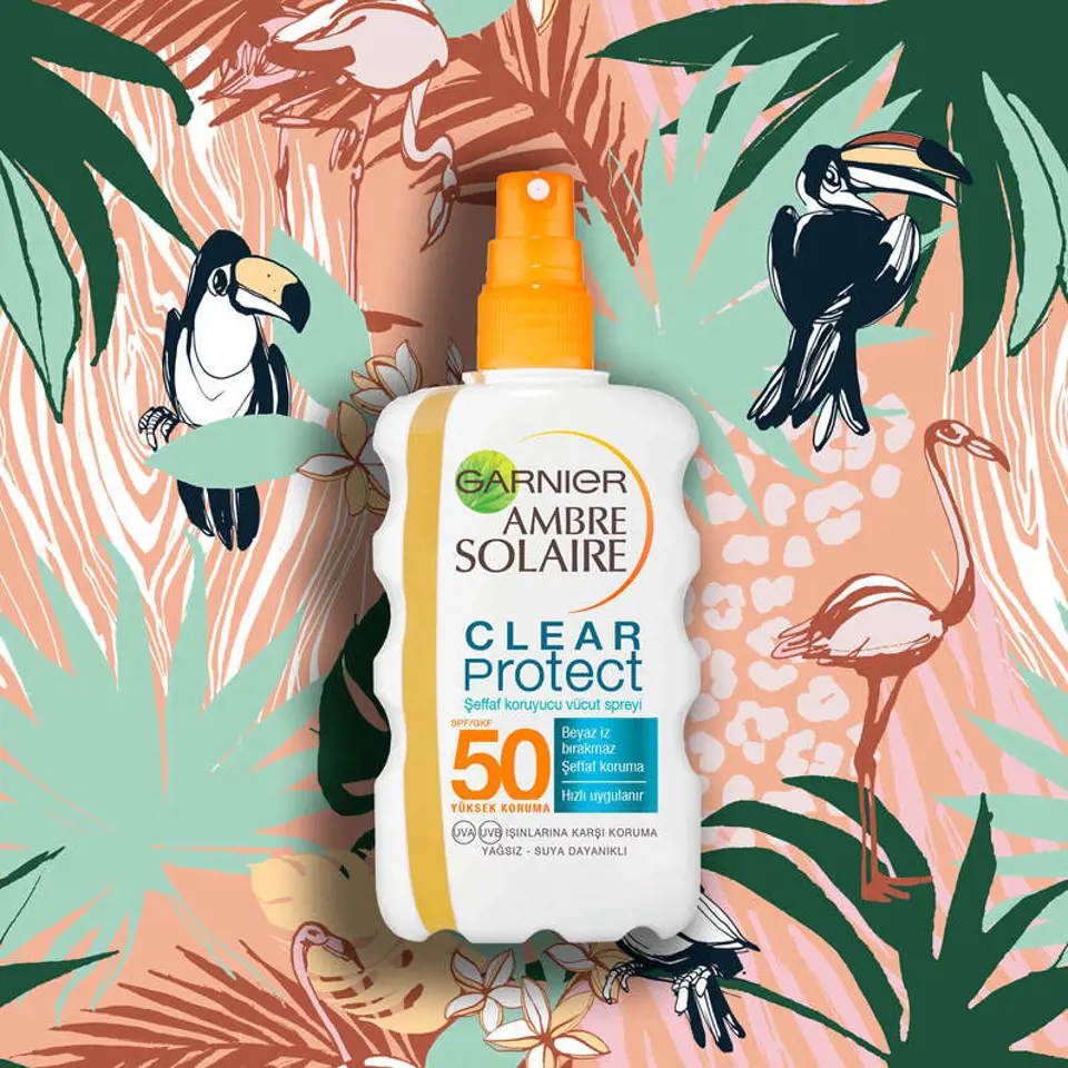 Garnier Ambre Solaire Clear Protect Güneş Koruyucu Spreyler