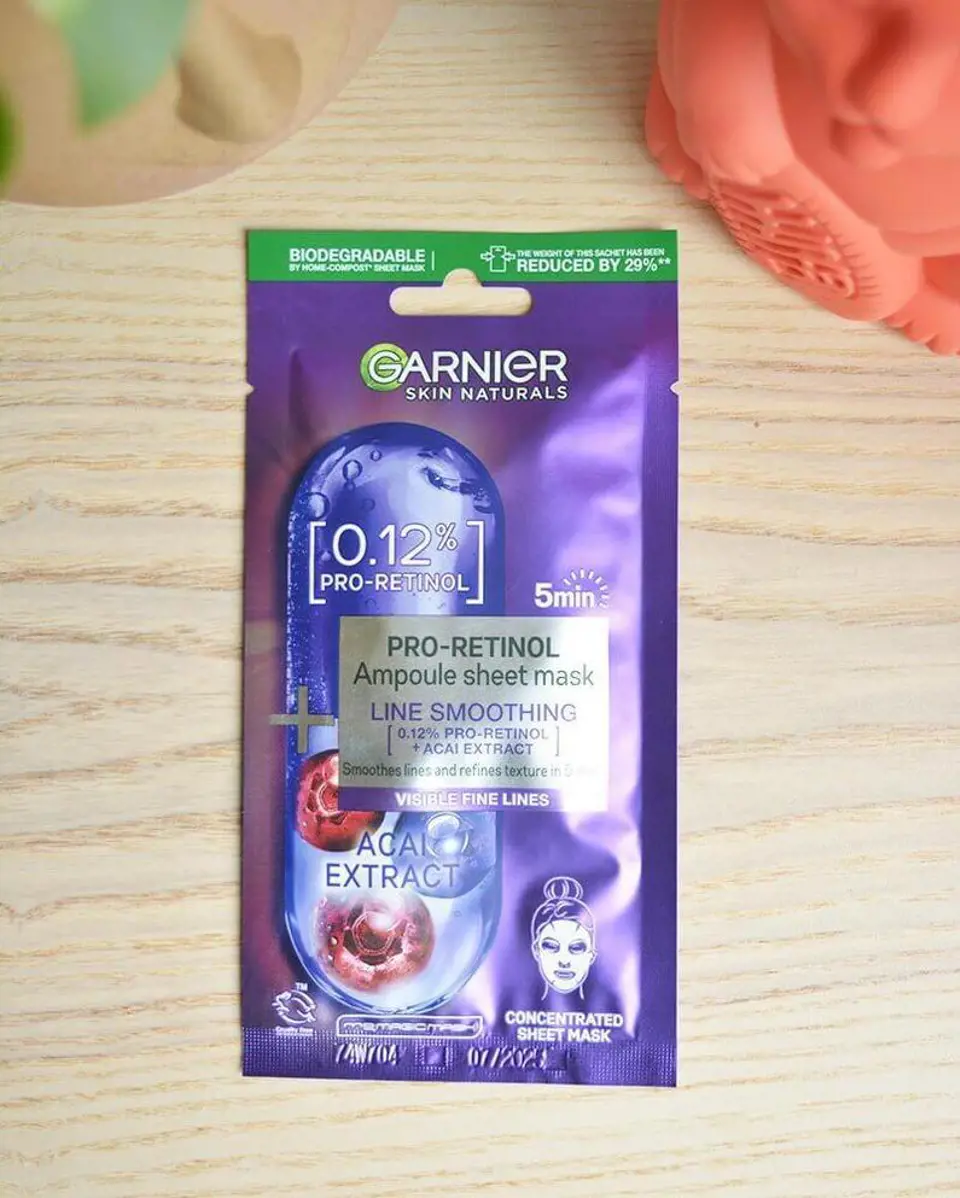 Garnier Pro-Retinol Pürüzsüzleştirici Ampul Kağıt Yüz Maskesi Nedir?