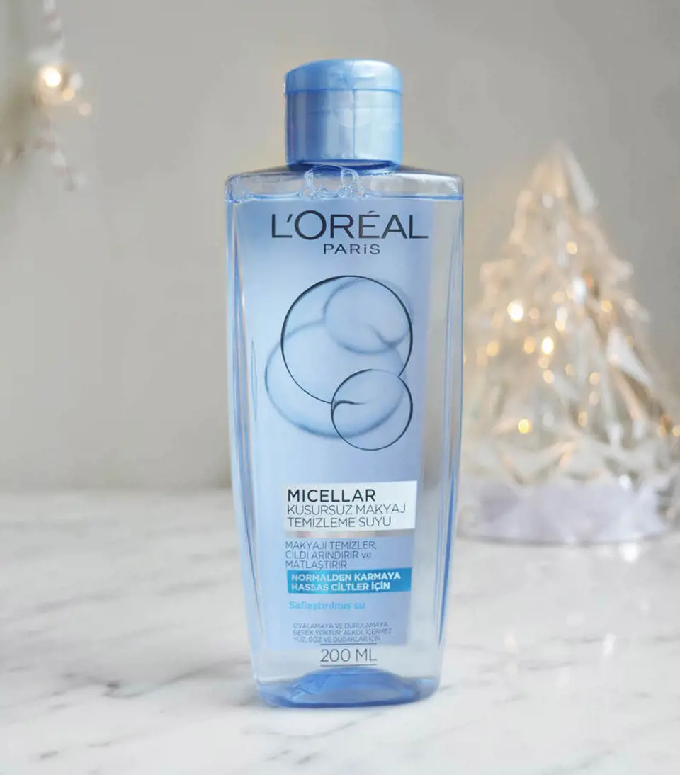 L’Oréal Paris Micellar Kusursuz Makyaj Temizleme Suyu Normalden Karmaya Hassas Ciltler