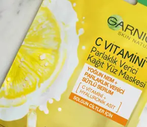 Deniyoruz: Garnier C Vitamini Kağıt Maske