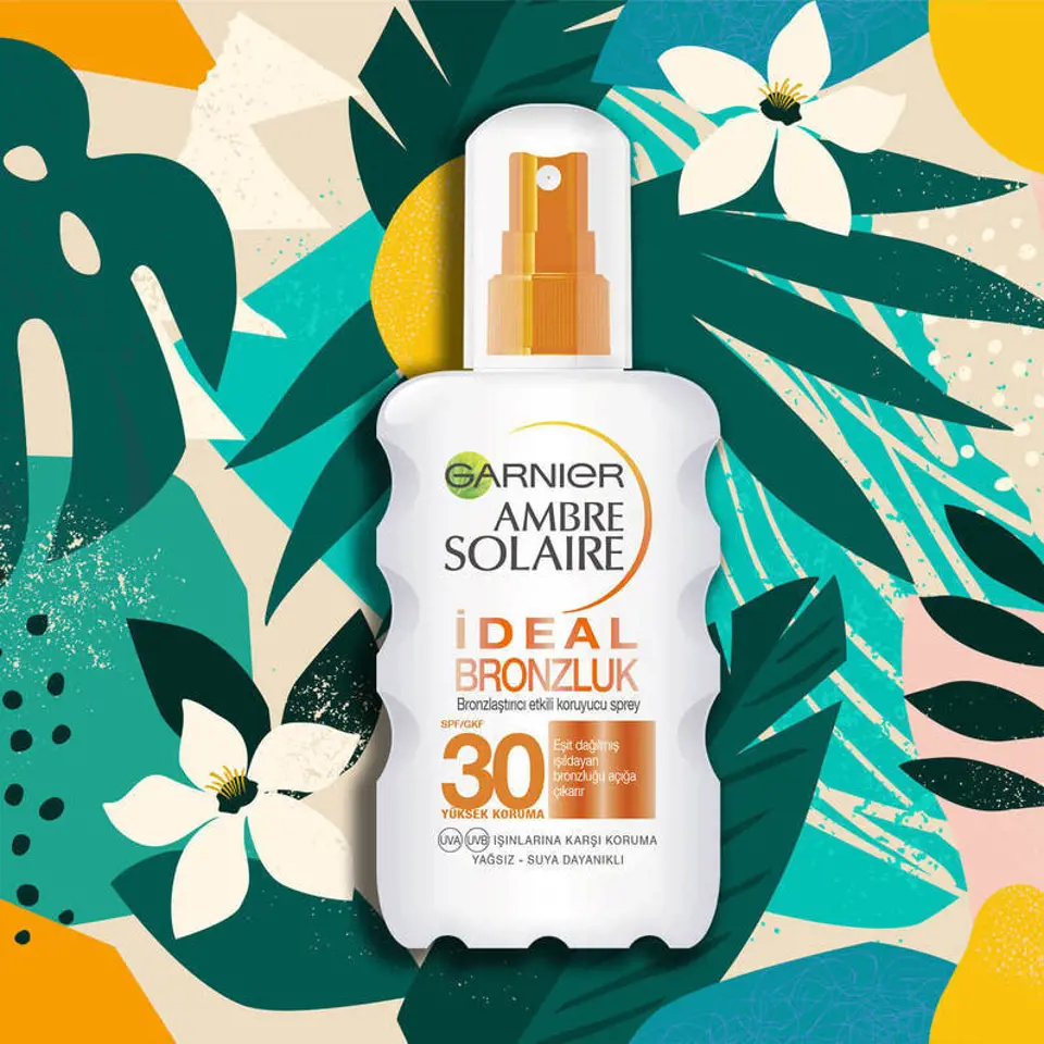 Garnier Ambre Solaire İdeal Bronzluk Bronzlaştırıcı Etkili Koruyucu Sprey