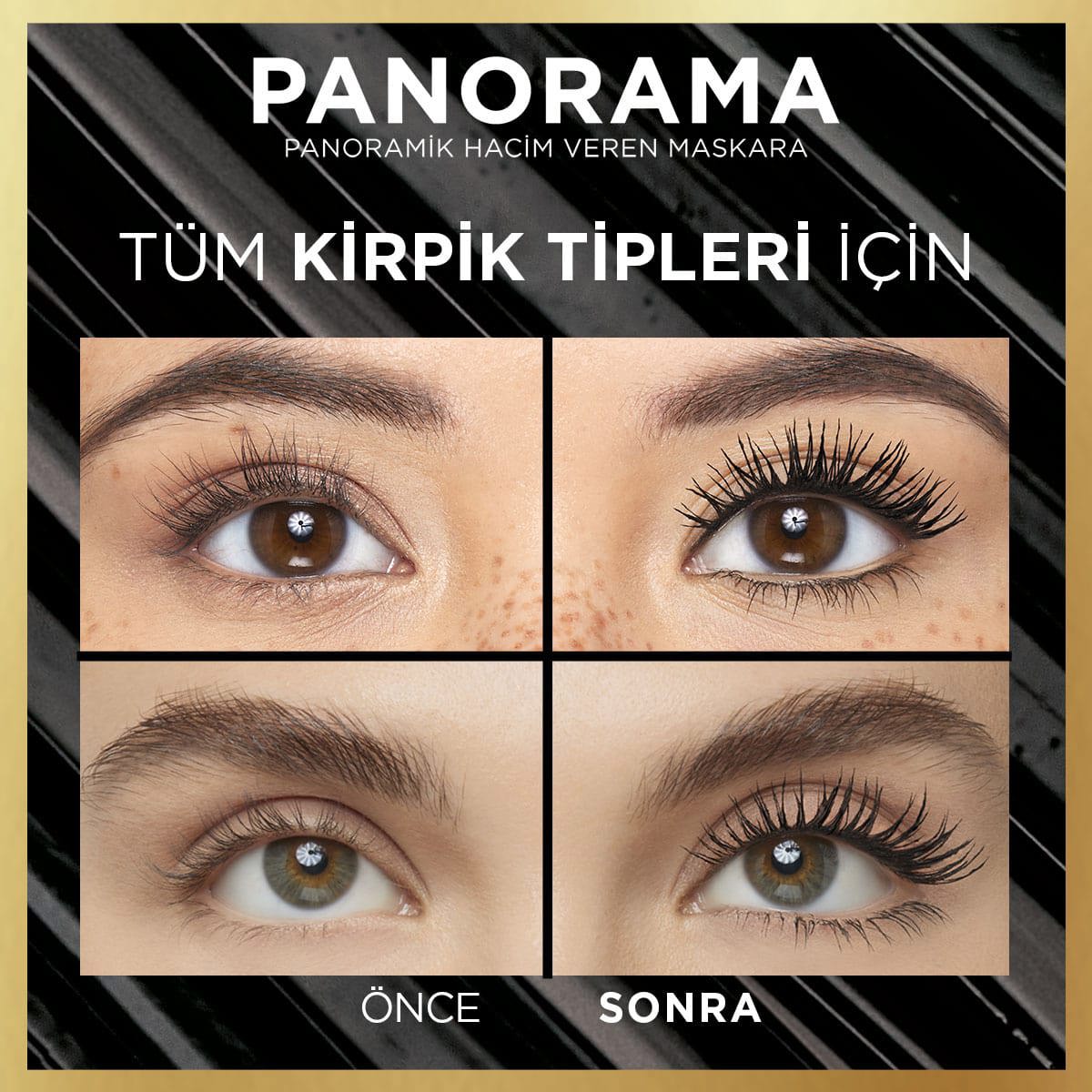 L'Oréal Paris Panorama Maskara Nasıl Uygulanır?