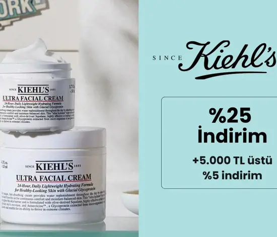 Kiehls.com.tr'de Tüm Ürünlerde %25 İndirim Başladı!