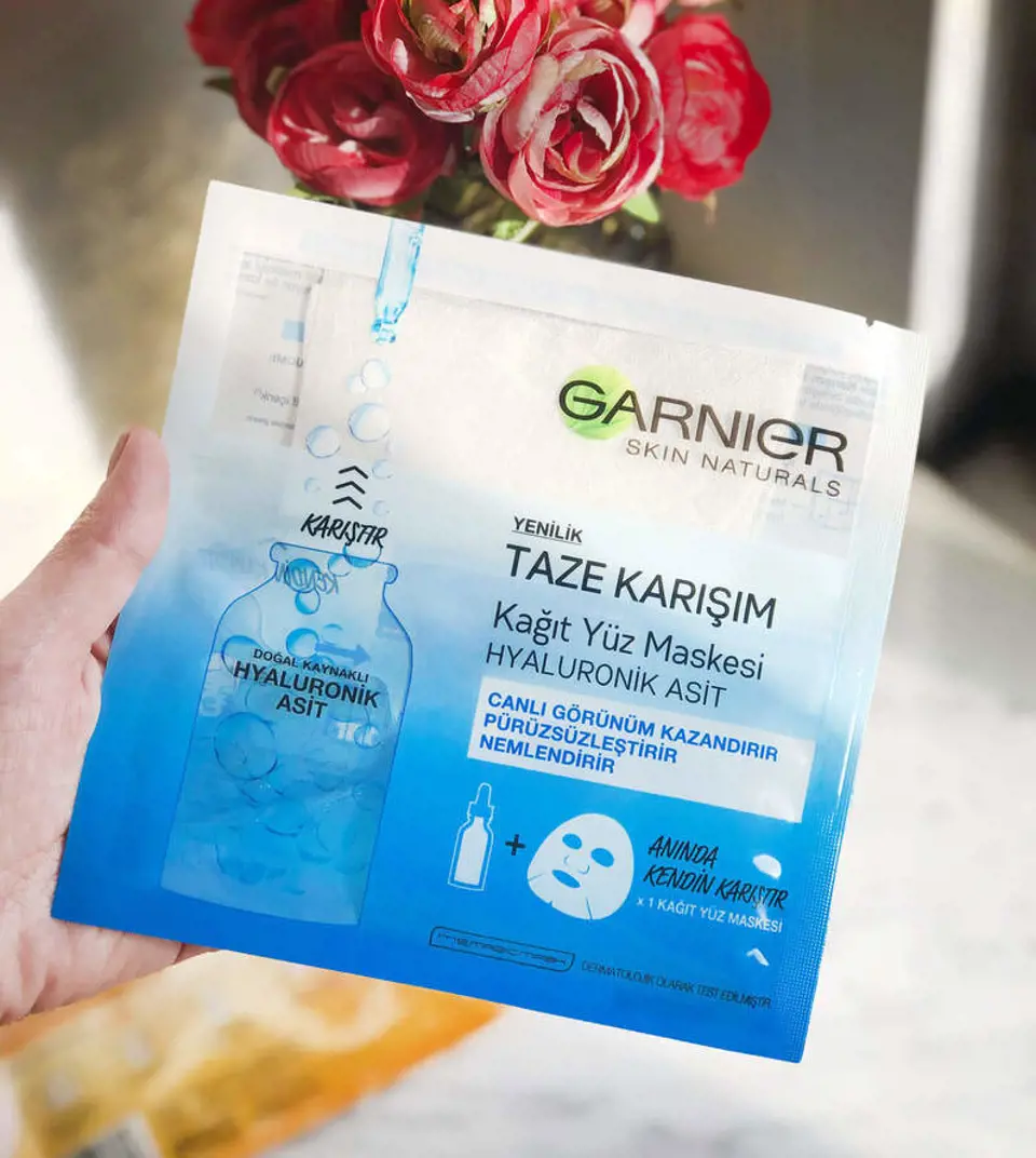 Garnier Taze Karışım Hyaluronik Asit Kağıt Yüz Maskesi